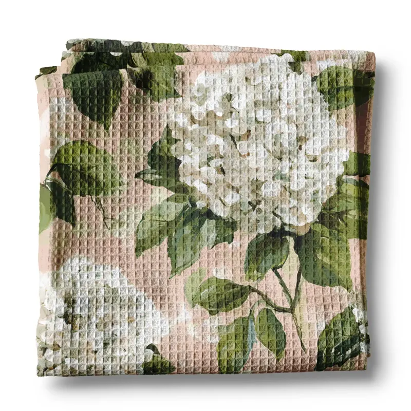Hydrangea Flower Kitchen Towel