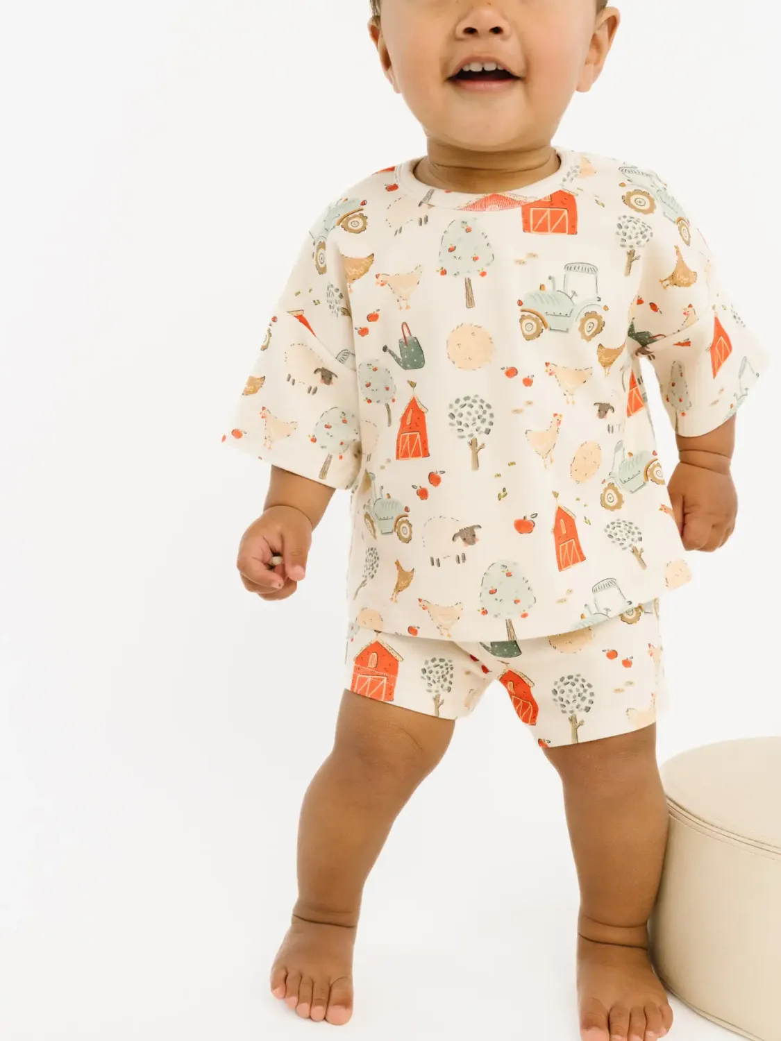 Farm Days Slouchy Set, Size: 6-12M