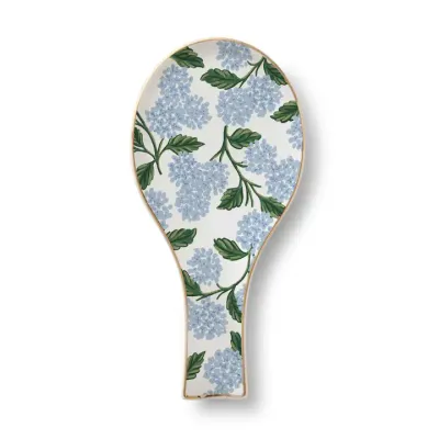 Hydrangea Porcelain Spoon Rest
