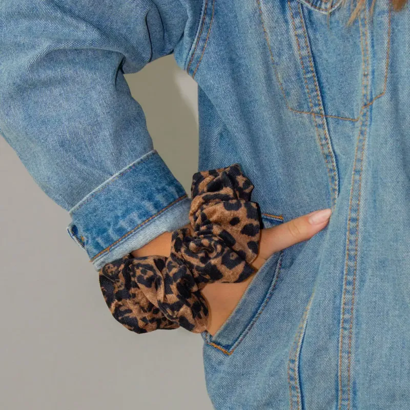 Fierce Chunky Cheetah Jumbo Scrunchie