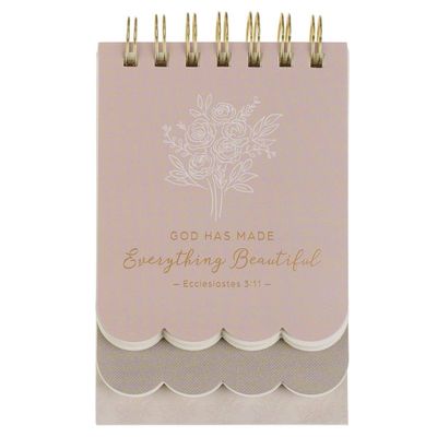 Spiral Notepad SM Pink Everything Beautiful Ecc. 3:11