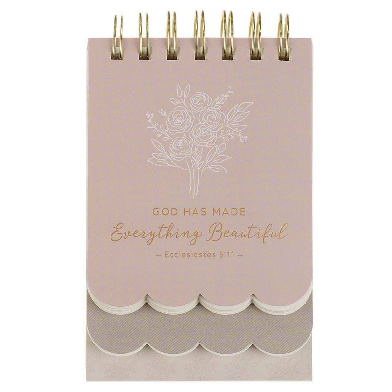 Spiral Notepad SM Pink Everything Beautiful Ecc. 3:11