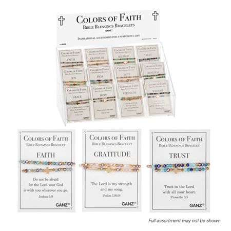 Colors of Faith Bible Blessings Bracelets