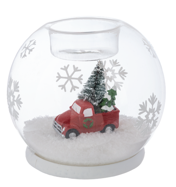 Montages Tealight Holder - Old Fashioned Truck