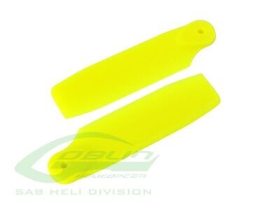 Yellow Plastic Tail Blade 50mm