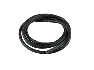 YUKI MODEL silicone cable 4mm² x 1000mm black