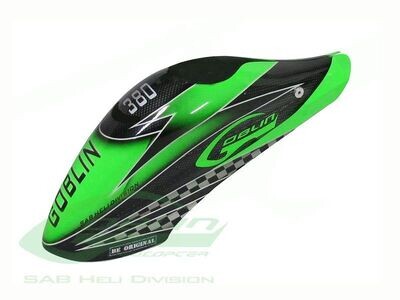 Canomod Airbrush Canopy SAB Carbon/Green - Goblin 380