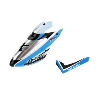 Complete Blue Canopy with Vertical Fin: Nano CP X