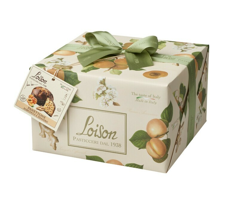 PANETTONE APRICOT & GINGER FRUITS & FLOWERS COLLECTION by LOISON 1000g