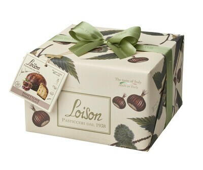 PANETTONE MARRON GLACE FRUITS & FLOWERS COLLECTION by LOISON 1000g