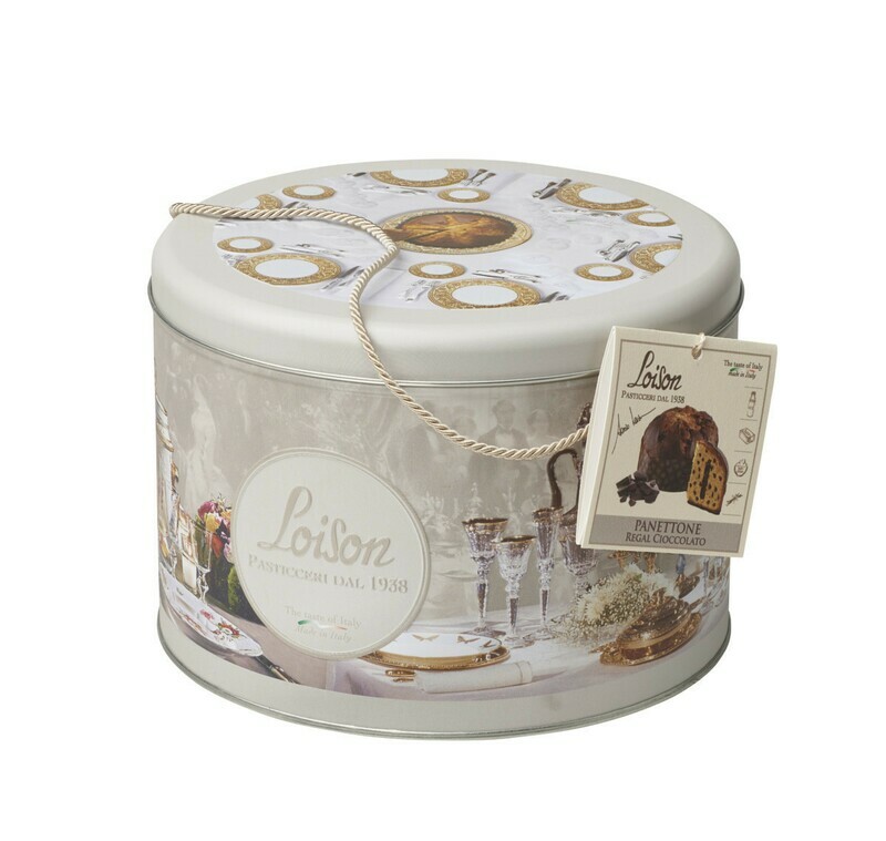 PANETTONE REGAL CHOCOLATE TIN COLLECTION by LOISON 750g