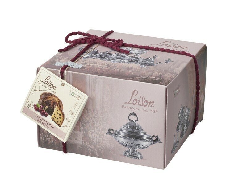 PANETTONE with CHERRIES SILVER COLLECTION by LOISON 500g