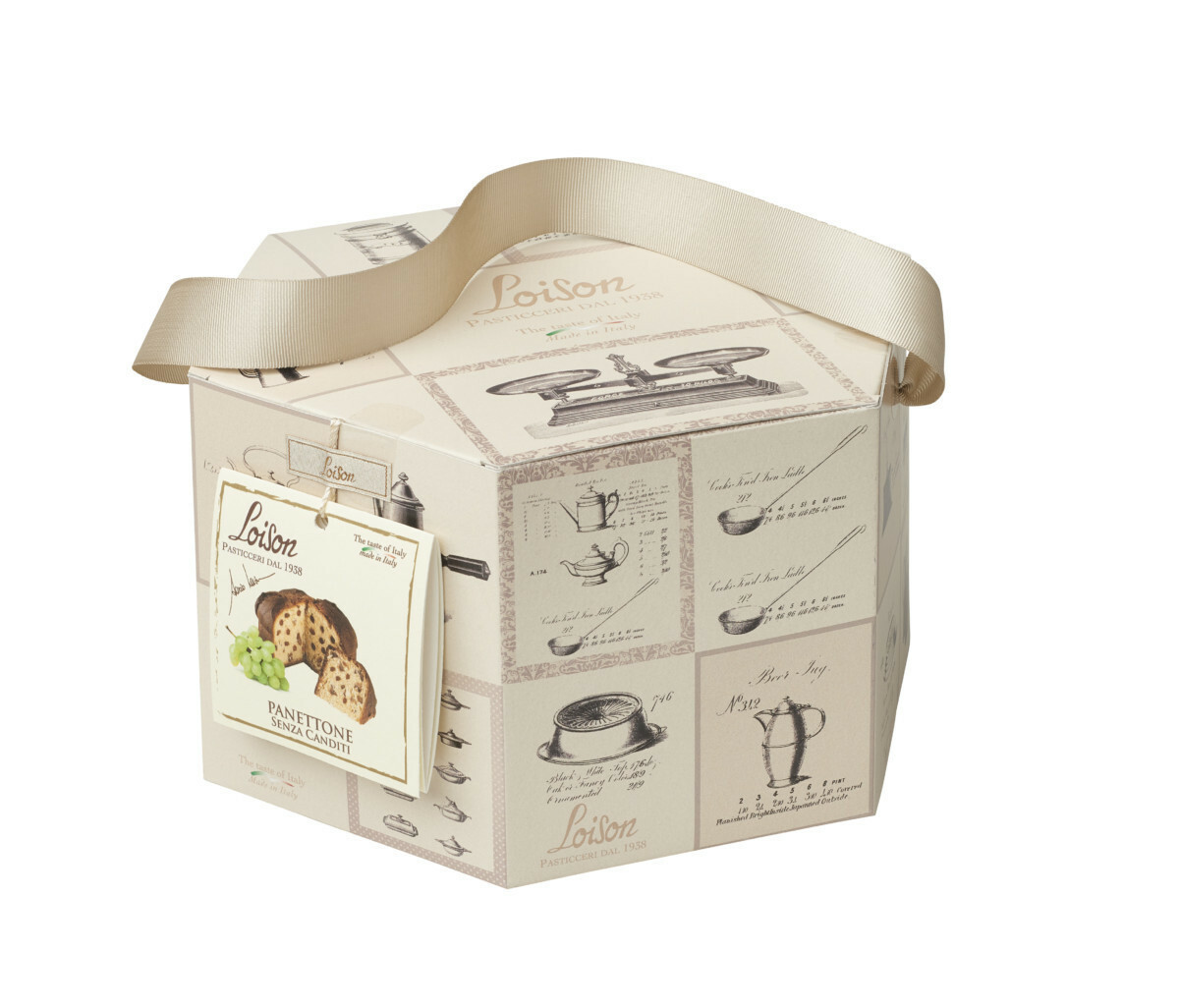 PANETTONE without CANDIED TOOLS COLLECTION by LOISON 750g