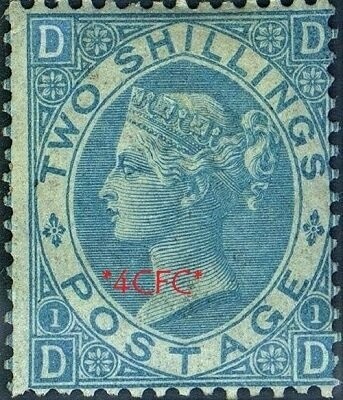 GB QUEEN VICTORIA 1867-80 SG Cat.£4200.00, 2s MILKY BLUE Mi34c, SG119, MNH