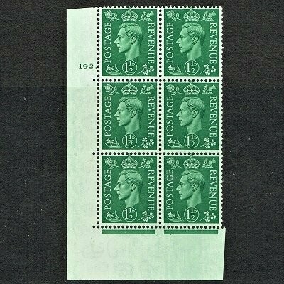 GB KING GEORGE VI 1951 ERROR 1 PALE GREEN SG505