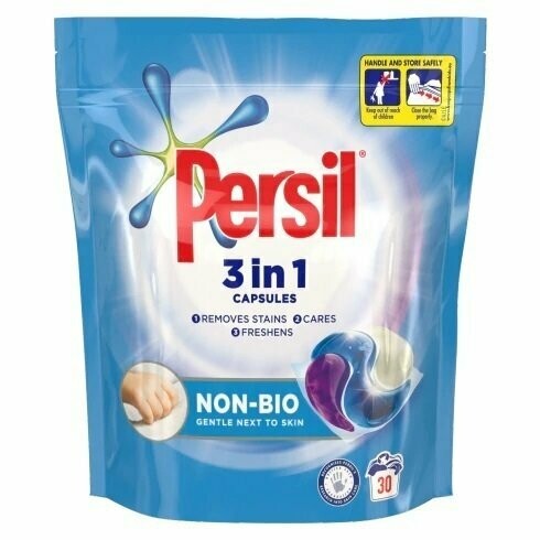 PERSIL 3in1 NON-BIO WASHING CAPSULES 30 per pack
