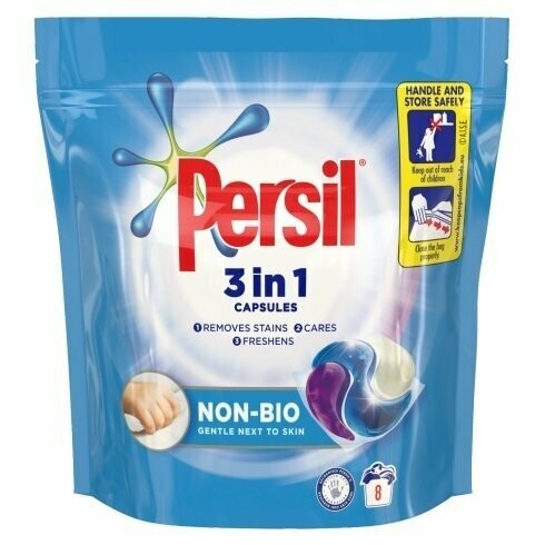 PERSIL 3in1 NON-BIO WASHING CAPSULES 8 per pack