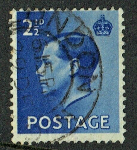 GB KING EDWARD VIII 1936, ERROR 2½d BRIGHT BLUE, SG460, Used/FU