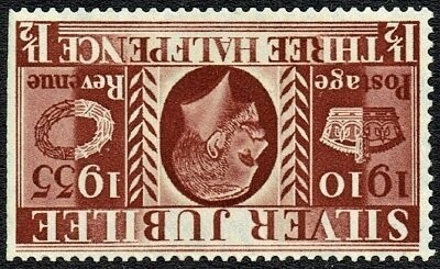 GB KING GEORGE V 1935, ½d RED-BROWN Mi191Z, SG455wi, MNH/Mint