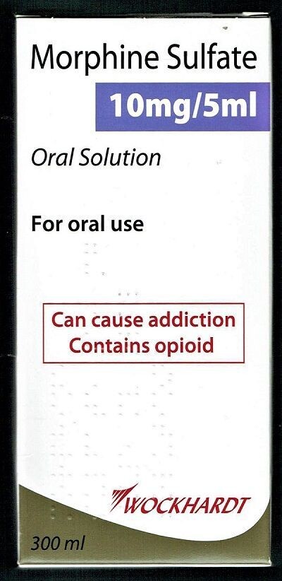 MORPHINE ORAL SOLUTION 300ml (10mg/5ml) BOTTLE