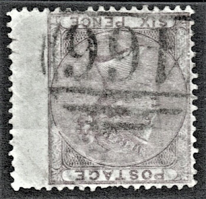 GB QUEEN VICTORIA 1856, 6d LILAC-PALE LILAC, SG68-70, wmk INVERTED, Used