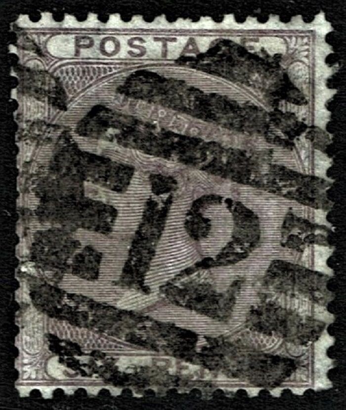 GB QUEEN VICTORIA 1856, 6d DEEP LILAC, SG69, Used