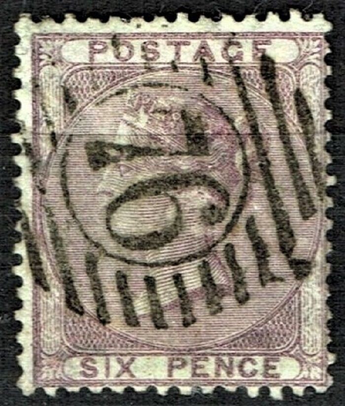 GB QUEEN VICTORIA 1856, 6d DEEP LILAC, SG69, Used/ FU