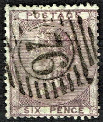 GB QUEEN VICTORIA 1856, 6d DEEP LILAC, SG69, Used/ FU