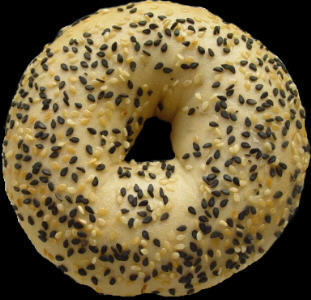 BAGEL BLACK SESAME SEEDS