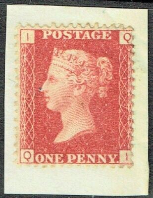 GB QUEEN VICTORIA 1864, 1d ROSE-RED, Pl.107, Mi.40, SG43, I-Q/Q-I, Mint