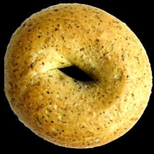 BAGEL SPINACH AND HERBS