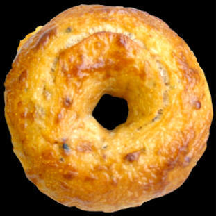 BAGEL SUNDRIED TOMATO & CHEDDAR