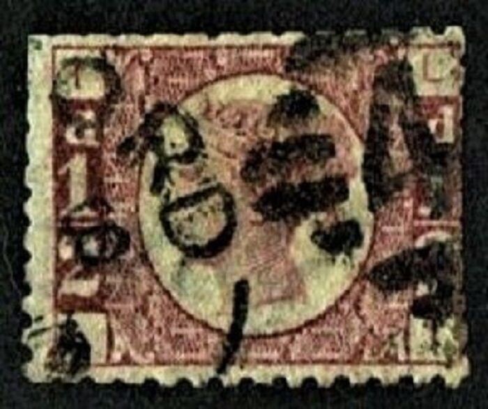 GB QUEEN VICTORIA 1870, ½d ROSE-RED, Mi36, GB49, I-L/L-I, Pl.9, Used