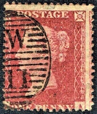 GB QUEEN VICTORIA 1861, 1d ROSE-RED, SG42/44, F-A, Used