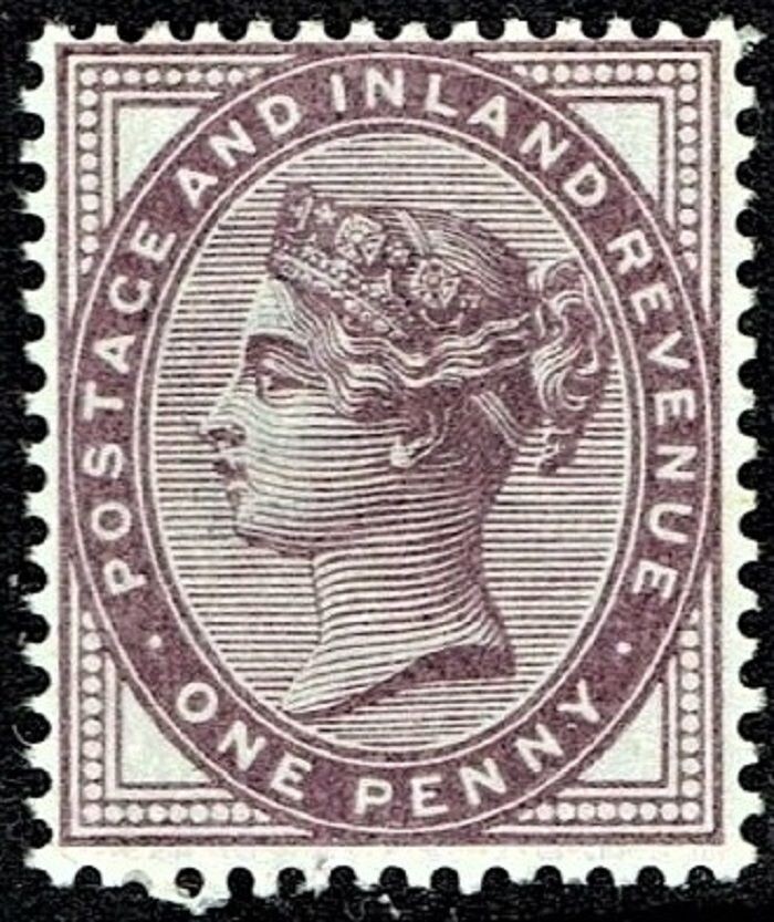 GB QUEEN VICTORIA 1881, 1d DEEP LILAC, Mi,65Ib, Sg170, MNH