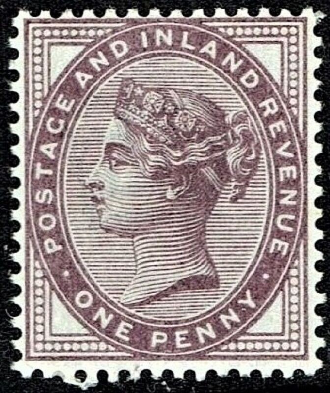 GB QUEEN VICTORIA 1881, 1d DEEP LILAC, Mi,65Ib, Sg170, MNH