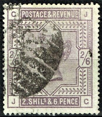 GB QUEEN VICTORIA 1884, 2'6s LILAC, Mi.82ax, Sg178, Used, G-J/J-G