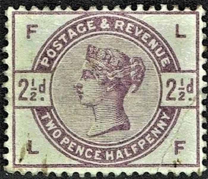 GB QUEEN VICTORIA 1884, 2½d LILAC, Mi.75, Sg190, F-L/L-F Mint