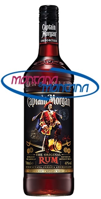 CAPTAIN MORGAN THE ORIGINAL RUM 40% 0.7L
