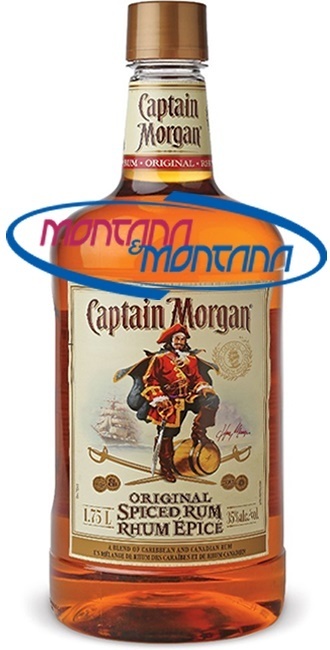 CAPTAIN MORGAN ORIGINAL SPICED RUM 35 %  1.750 L