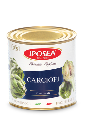 ARTICHOKES ALL NATURAL 25/30 IN OIL 2650ml