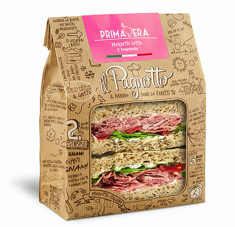 SANDWICH HAM, TOMATO & SALAD 160g