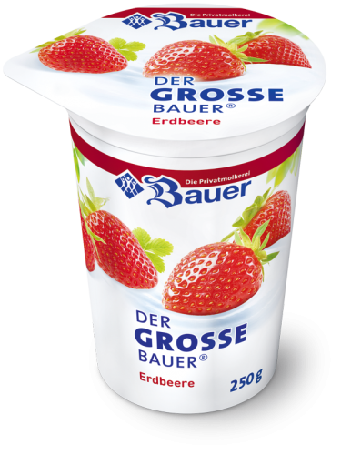 BAUER YOGURT STRAWBERRY 250g