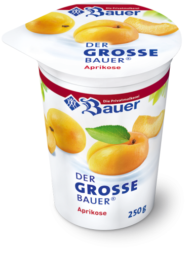 BAUER YOGURT APRICOT 250g