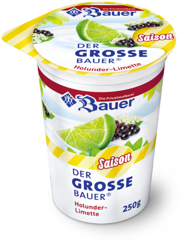 BAUER YOGURT ELDER AND LIME 250g