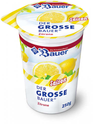 BAUER YOGURT LEMON 250g