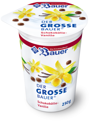 BAUER YOGURT CHOCOLATE AND VANILLA 250g