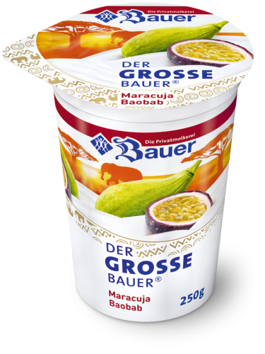 BAUER YOGURT PASSION FRUIT BAOBAB 250g