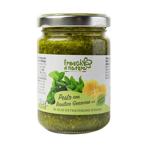 PESTO with GENOESE PDO BASIL and EXTRA VIRGIN OLIVE OIL 120g