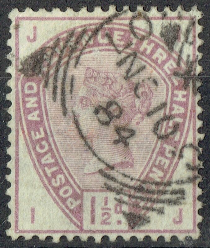 GB QUEEN VICTORIA 1883-84, 1½d LILAC SG 188, Mi.73, J-I/I-J, Used